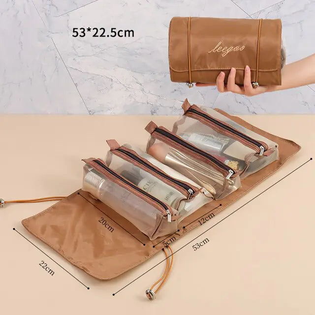 Compact Folding Beauty Bag