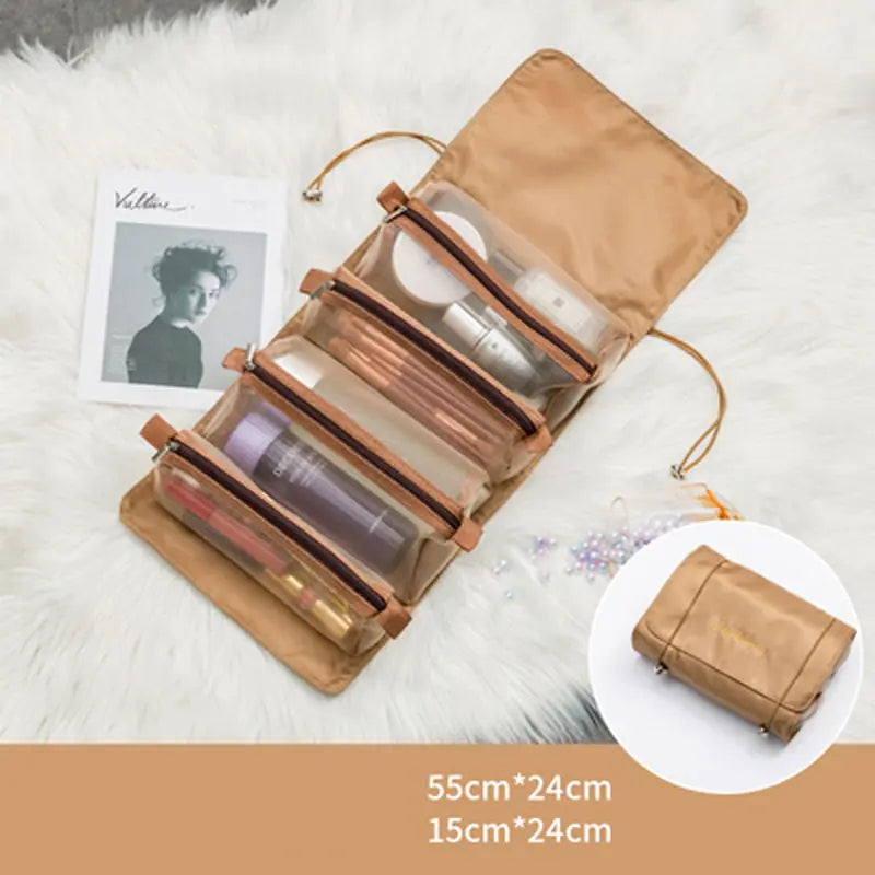 Compact Folding Beauty Bag