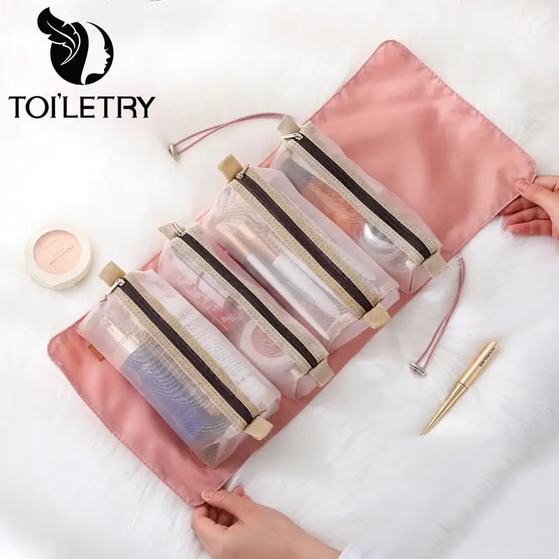 Compact Folding Beauty Bag